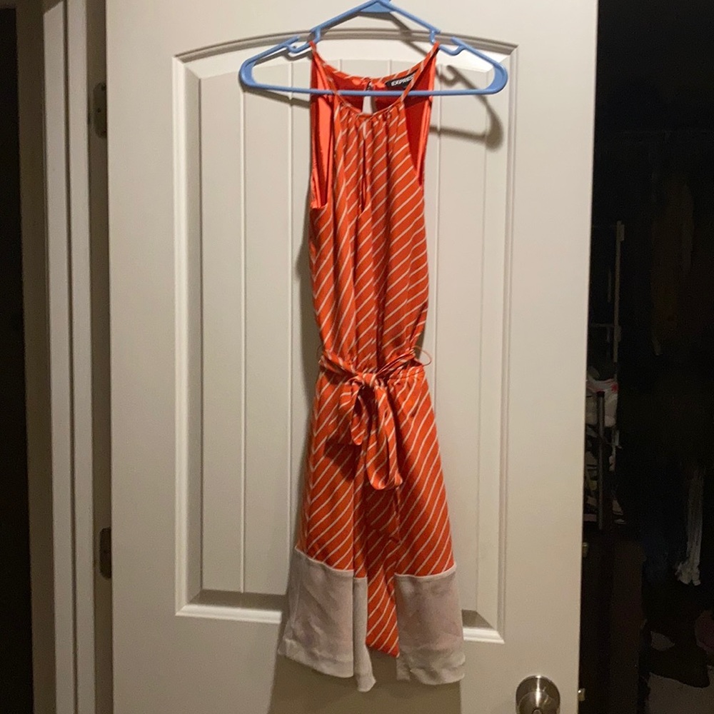 Express sleeveless work dress